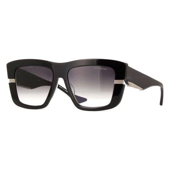 New DITA Skaeri Black Square DTS428 01 Sunglasses Women - Picture 1 of 5